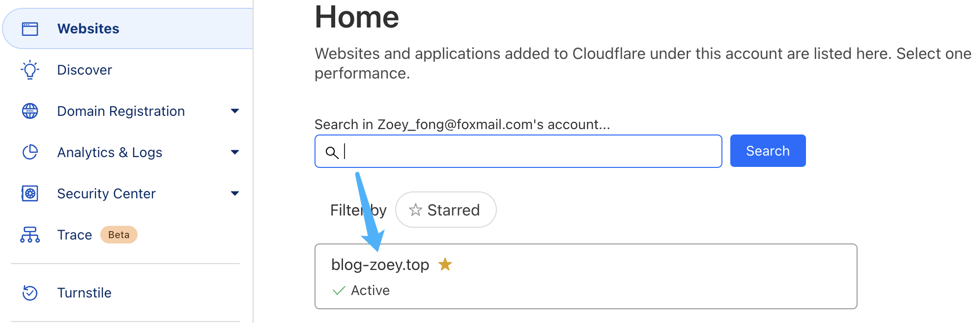 cloudfare-add-domain